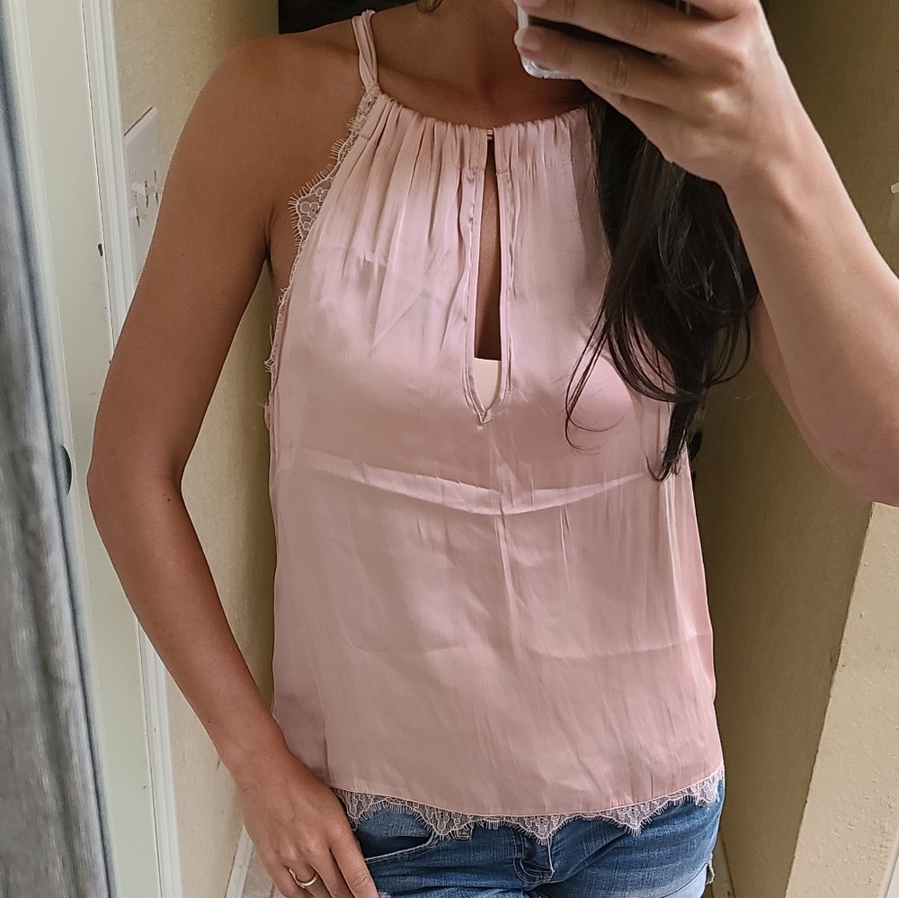 H&M Baby Pink Silky Top